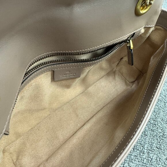 Gucci Marmont Small Brown Leather Crossbody Bag fbcco999-102225 - Picture 14 of 15